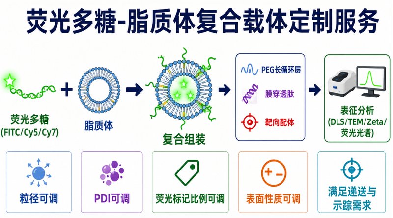 荧光多糖-脂质体怎么定制?从示踪需求到递送功能设计