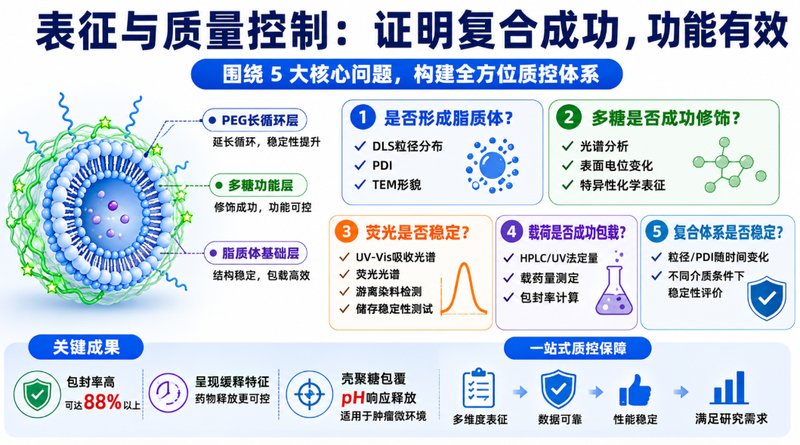 荧光多糖-脂质体怎么定制?从示踪需求到递送功能设计