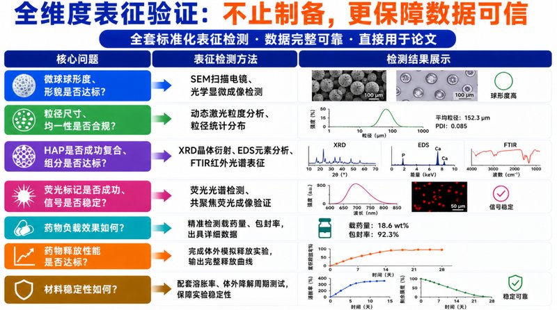 从小分子到蛋白/多肽,HAP/GelMA微球支持多类型载荷定制