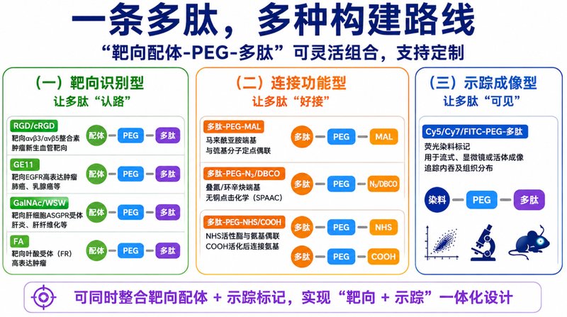 靶向配体修饰PEG-多肽定制|功能材料开发
