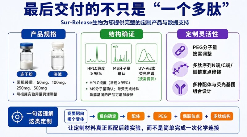 靶向配体修饰PEG-多肽定制|功能材料开发