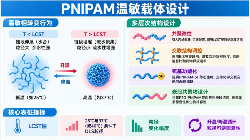 近红外荧光示踪型PNIPAM-PTX纳米载体定制