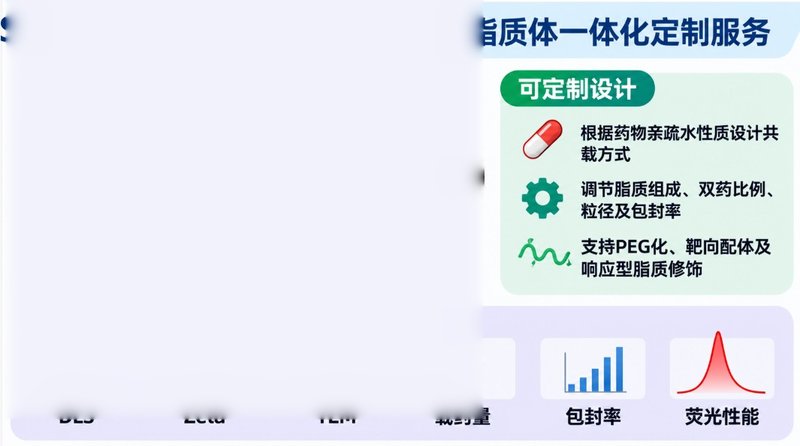 可视化双载药脂质体定制｜共载、示踪与功能修饰