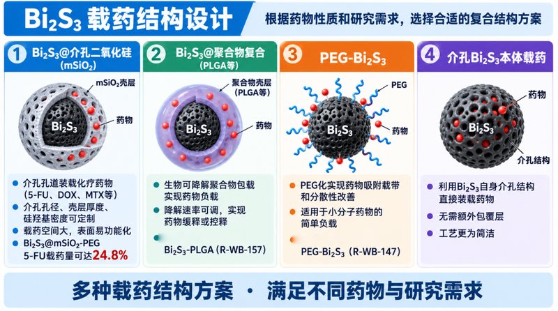 Bi₂S₃载药纳米体系定制｜CT成像与功能集成