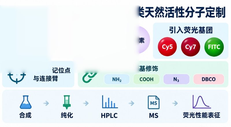 多酚天然分子如何做荧光标记?定制合成方案