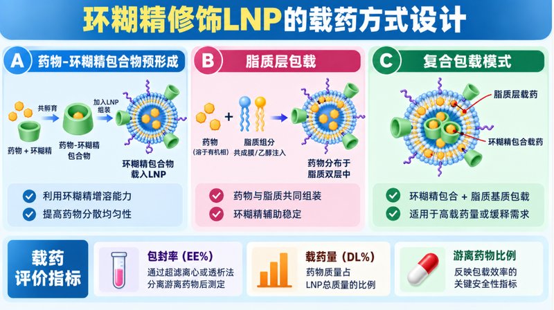 DOTA与环糊精共修饰脂质纳米粒：成像载药双功能平台定制
