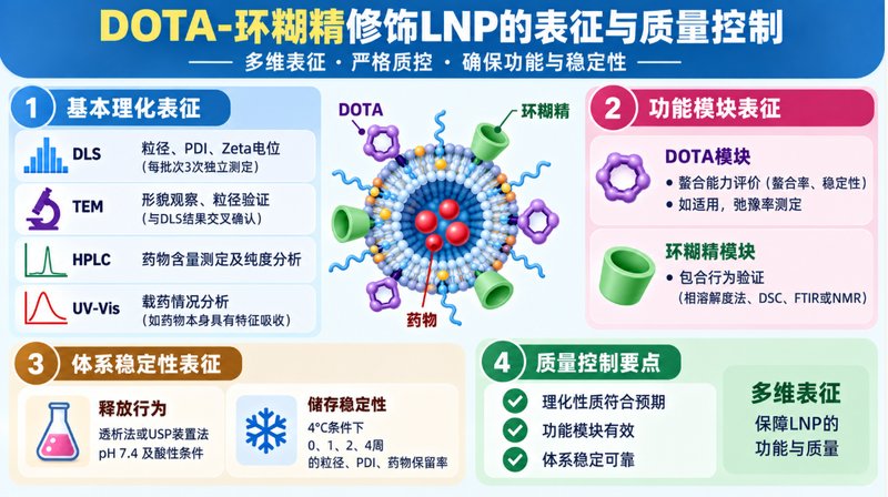 DOTA与环糊精共修饰脂质纳米粒：成像载药双功能平台定制