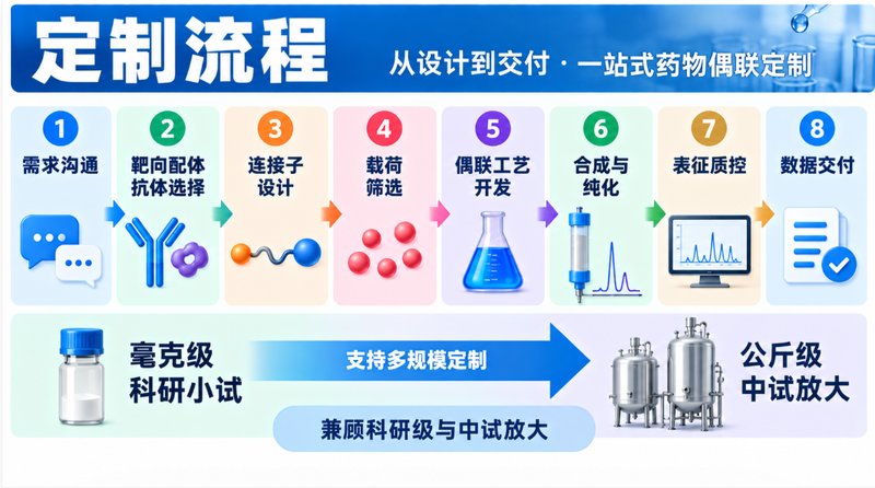 ADC与SMDC定制:小分子药物偶联及连接子设计