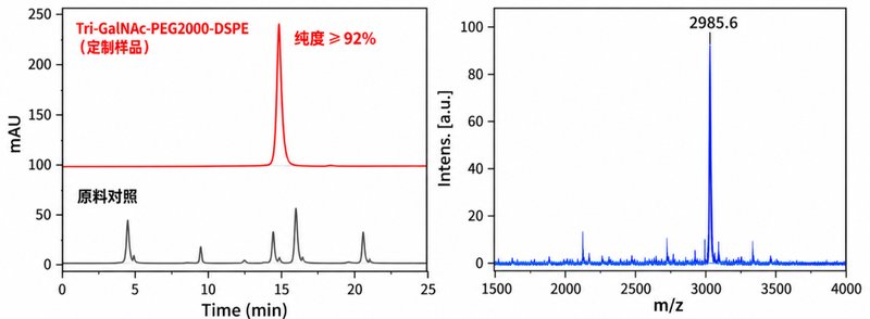 基于GalNAc-ASGPR识别的PEG偶联物定制