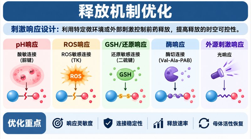 可控释放小分子前药定制:从基团修饰到响应设计