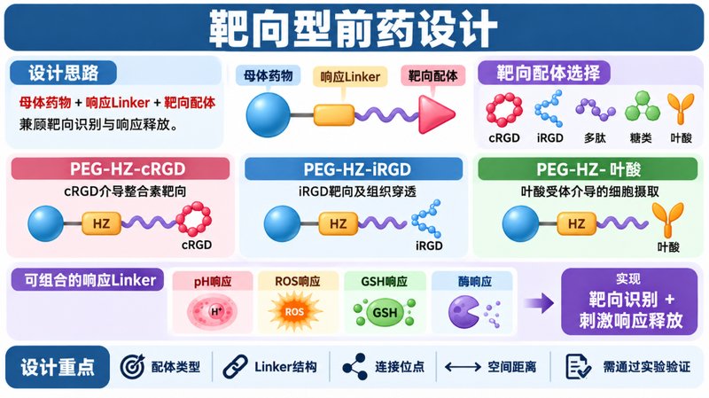 可控释放小分子前药定制:从基团修饰到响应设计