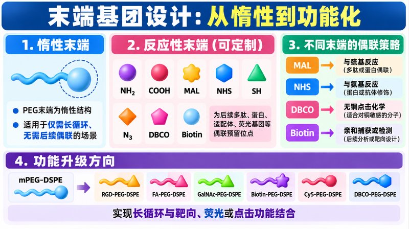 PEG磷脂长循环材料定制：链长、磷脂与末端基团可调