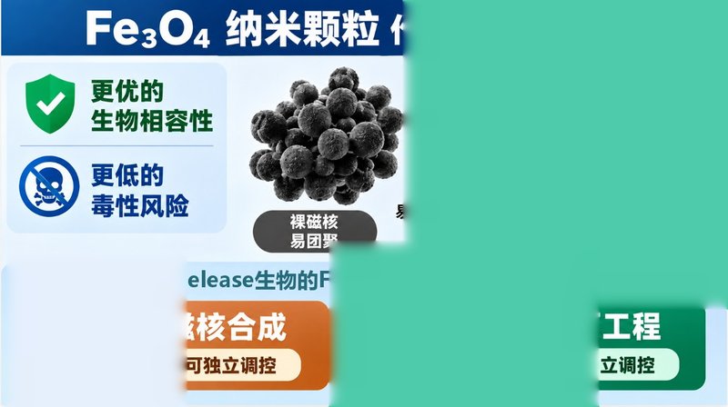 MRI成像Fe₃O₄纳米探针定制:从磁核到表面修饰