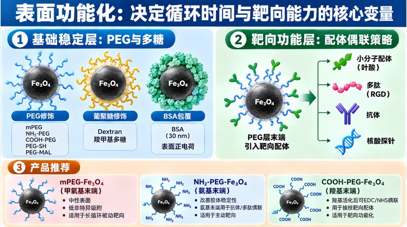 MRI成像Fe₃O₄纳米探针定制:从磁核到表面修饰