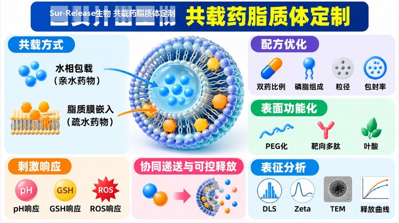 多药共载脂质体定制:协同递送、靶向修饰与响应释放