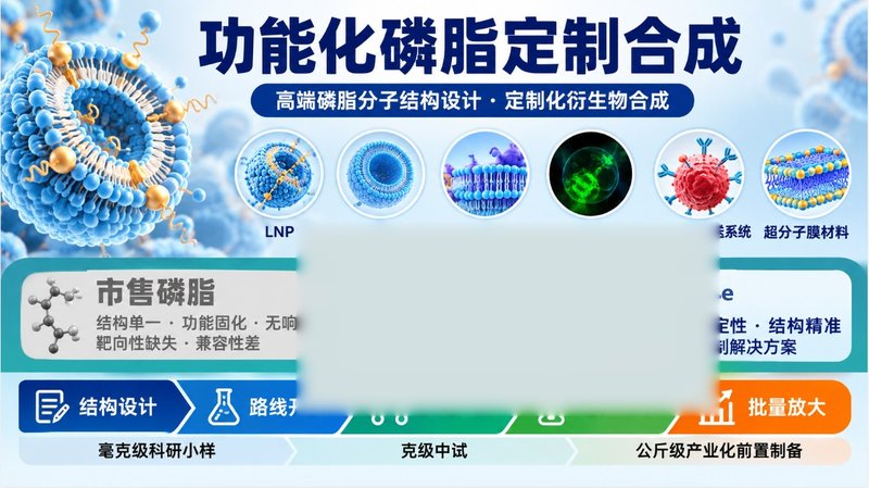磷脂分子设计与功能化衍生物定制合成