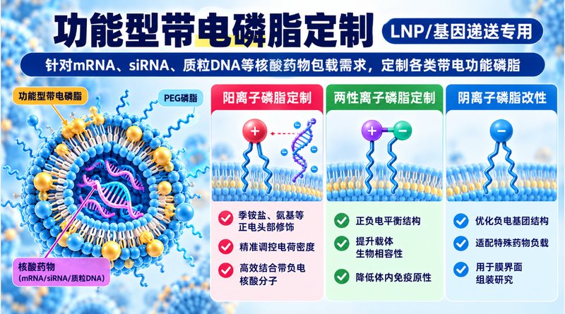 磷脂分子设计与功能化衍生物定制合成