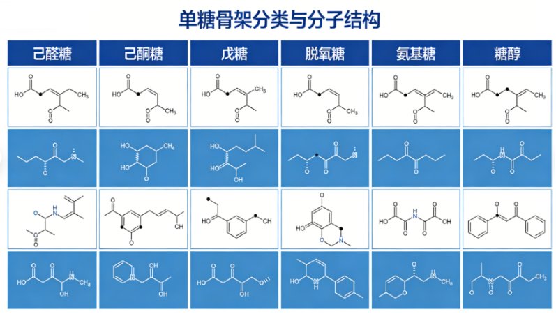 几十种单糖的化学修饰、位点选择性改性与定制合成