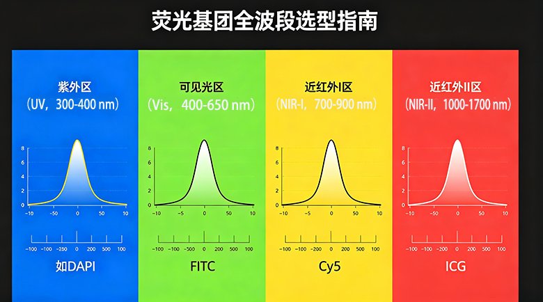 近红外/可见光/紫外荧光基团标记药用中间体定制合成服务