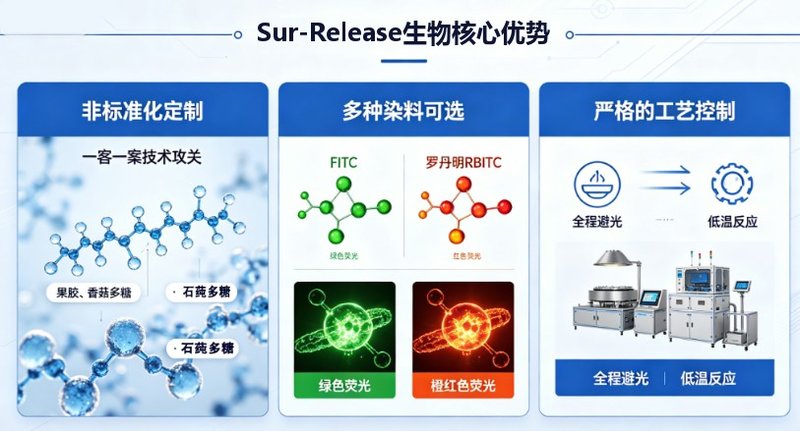 FITC/荧光素标记多糖定制服务——助力多糖示踪与分布研究