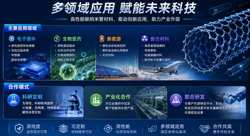 单壁/多壁碳纳米管定制方案（长径比可控 · 高纯分散）——Sur-Release生物技术服务