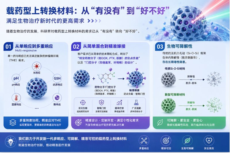 上转换介孔载药定制:合成难?负载低?Sur-Release生物技术服务