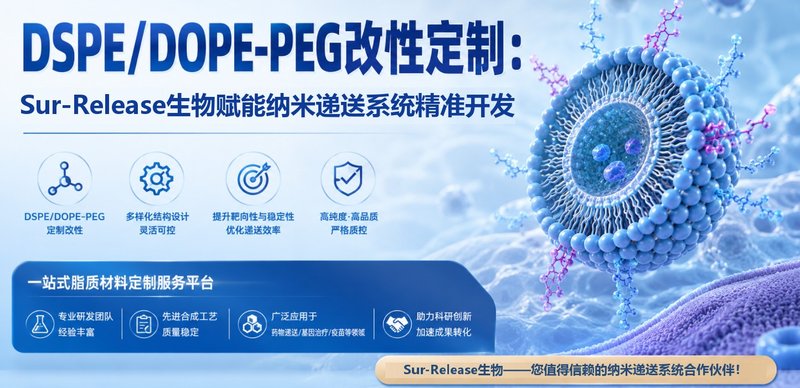DSPE/DOPE-PEG改性定制：Sur-Release生物技术服务