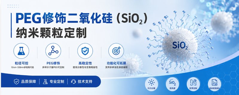 PEG修饰SiO₂纳米颗粒定制,Sur-Release生物技术服务
