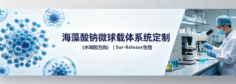 海藻酸钠微球载体系统定制(水凝胶方向)|Sur-Release生物技术服务