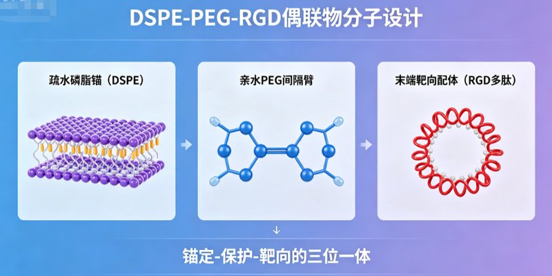 PEG磷脂-RGD多肽偶联定制服务|Sur-Release生物技术服务