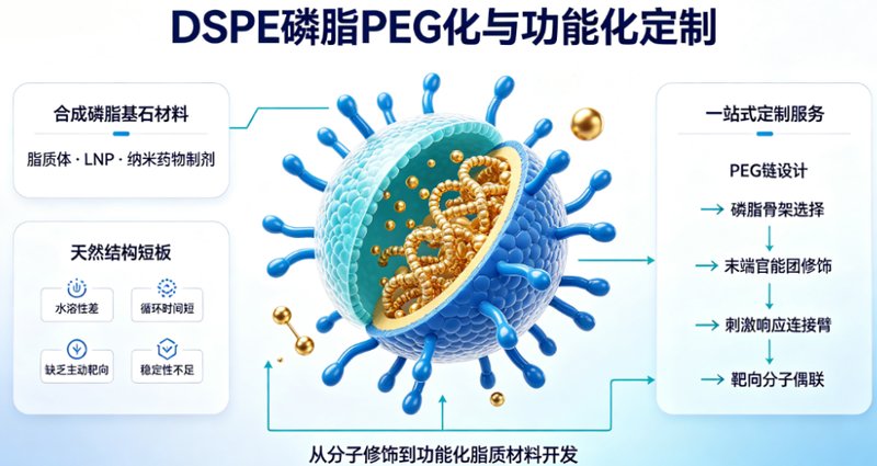 DSPE-PEG定制合成 · 功能化脂质开发