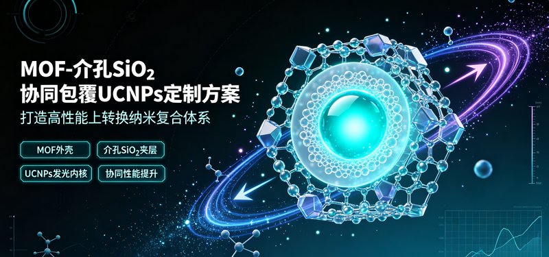 MOF-介孔SiO₂协同包覆UCNPs定制方案｜打造高性能上转换纳米复合体系