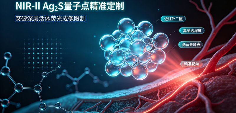 NIR-II Ag₂S量子点精准定制｜突破深层活体荧光成像限制