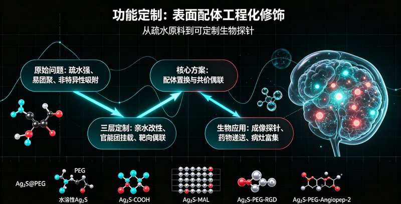 NIR-II Ag₂S量子点精准定制｜突破深层活体荧光成像限制