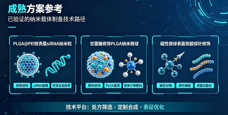 mRNA/siRNA核酸递送微球定制合成，打造稳定、高效、可控释放载体平台