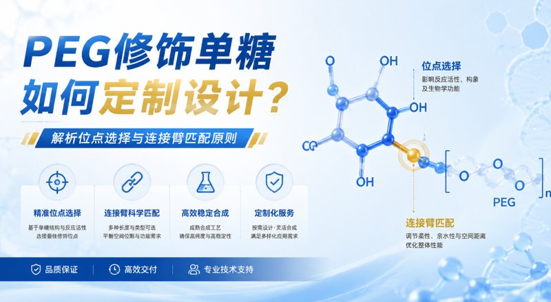 PEG修饰单糖如何定制设计？解析位点选择与连接臂匹配原则