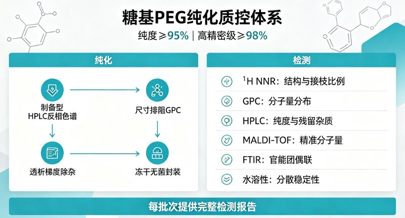 糖基PEG（PEG-单糖衍生物）定制合成服务：结构设计、偶联修饰与应用解析