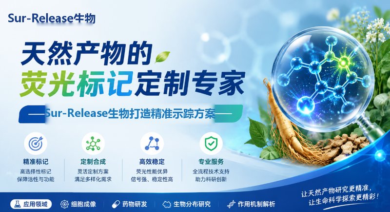 天然产物的荧光标记定制专家｜Sur-Release生物技术服务