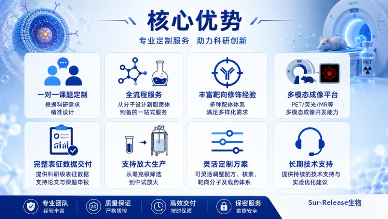 PET脂质体定制开发服务|Sur-Release生物技术服务
