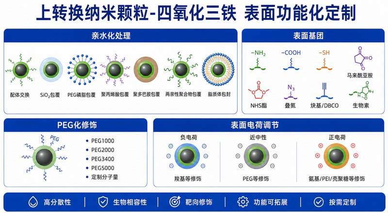 UCNP@Fe₃O₄复合纳米颗粒定制|磁共振与荧光双模探针开发
