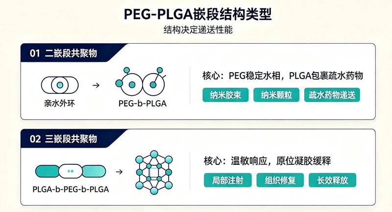 功能化PEG-PLGA嵌段共聚物定制｜助力靶向递送与智能控释体系开发