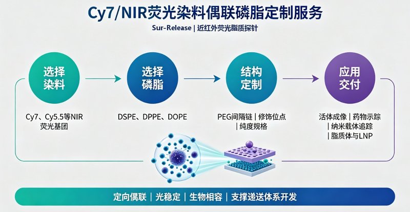 Cy7/NIR近红外荧光磷脂偶联技术开发与定制合成