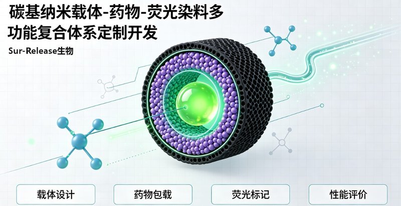 碳基纳米载体-药物-荧光染料多功能复合体系定制开发｜Sur-Release生物技术服务