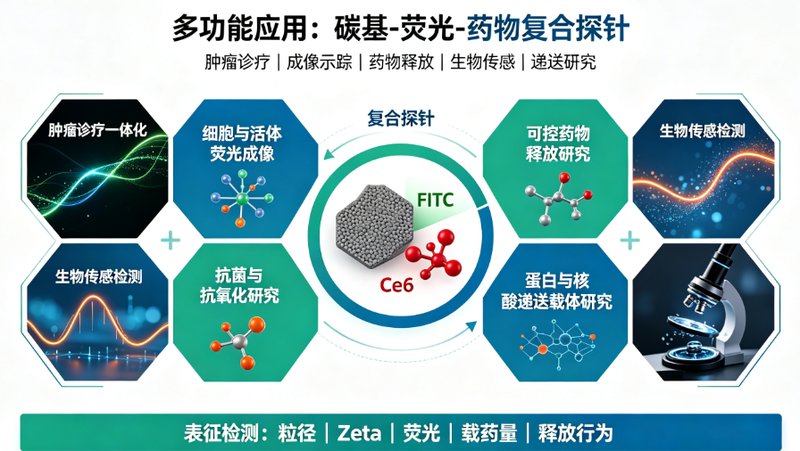 碳基纳米载体-药物-荧光染料多功能复合体系定制开发｜Sur-Release生物技术服务