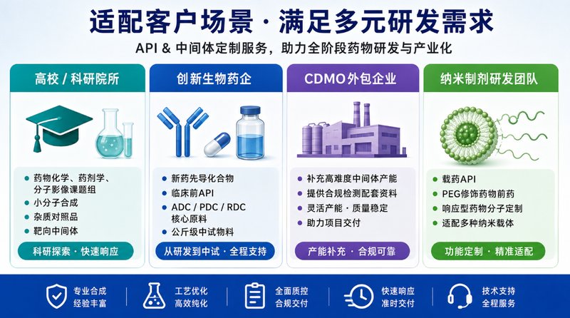 API原料药与医药中间体一站式定制合成｜Sur-Release生物技术服务