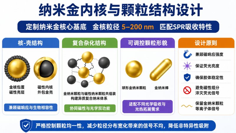 荧光/磁响应纳米金定制(多模态成像探针材料)