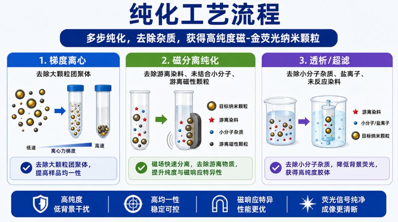 荧光/磁响应纳米金定制(多模态成像探针材料)
