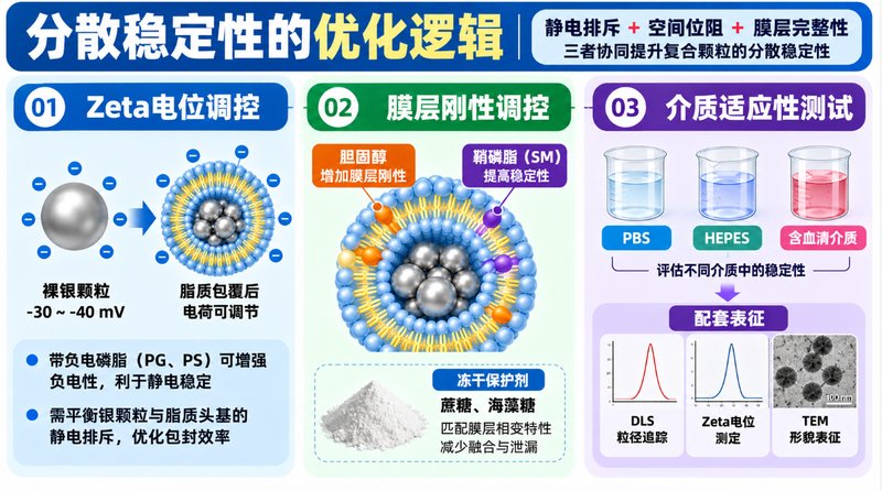 纳米银脂质体如何选？Sur-Release生物技术服务复合颗粒定制方案解析