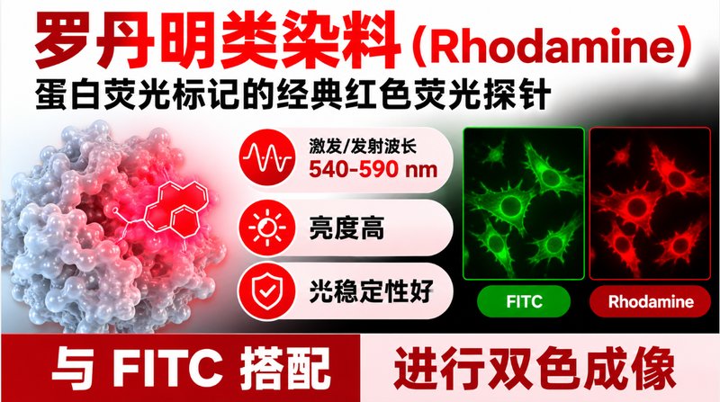 罗丹明荧光染料标记蛋白定制｜偶联与荧光修饰