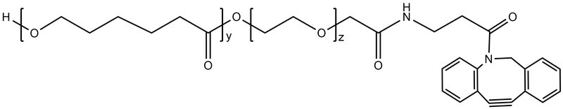 PCL-PEG-DBCO，聚己内酯-聚乙二醇-二苯基环辛炔生物正交点击偶联构建智能靶向载体平台